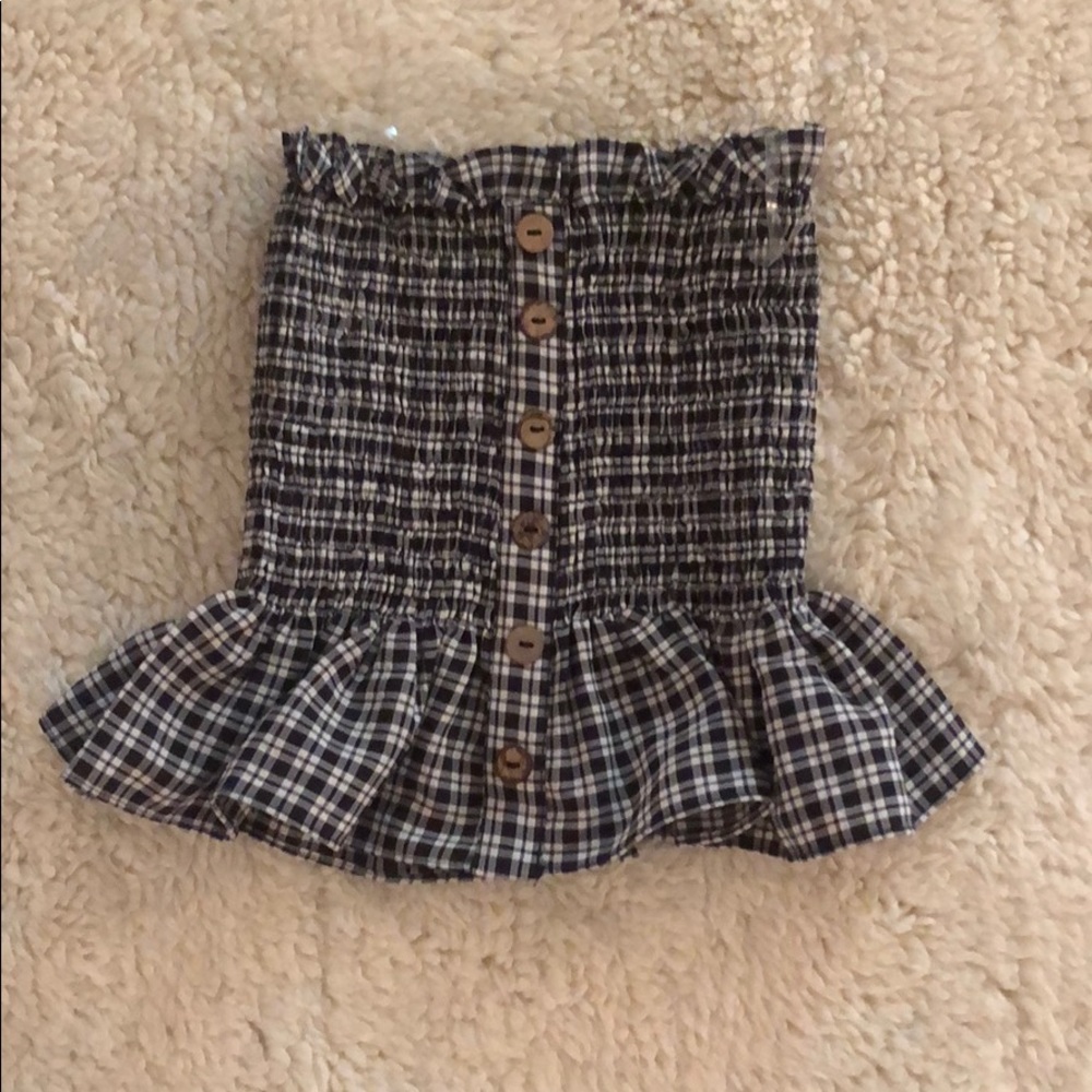 Shmocked tube top